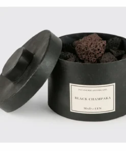 Home Fragrance MAD ET LEN - POT POURRI APOTHICAIRE LAVA ROCKS - BLACK CHAMPAKA