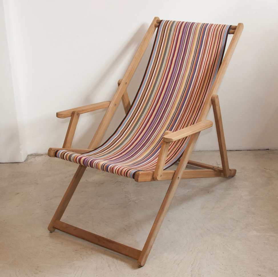 Scout Deck Chair With Arms And Cushion - Tom Multi 3 Scout Deck Chair With Arms And Cushion - Tom Multi