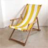 Scout Furniture Deck Chair In Yellow Block Stripe 1 Scout Furniture Deck Chair In Yellow Block Stripe