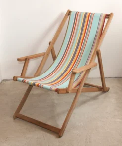 Scout Furniture Deck Chair Stripe Parasol With Arms