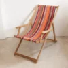 Scout Furniture Deck Chair With Arms - St. Vincent Rouge - With Cushion 2 Scout Furniture Deck Chair With Arms - St. Vincent Rouge - With Cushion