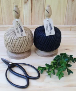 Scout Oak String Stand With Cutter. Natural Jute Twine. Creamore Mill.