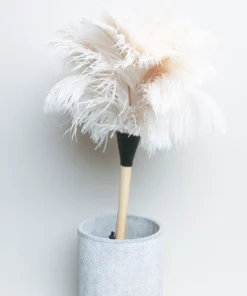 Redecker White Ostrich Feather Duster 35cm Homewares