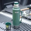 Stanley Classic Vacuum Flask Hammertone Green 1.1 Litre Homewares