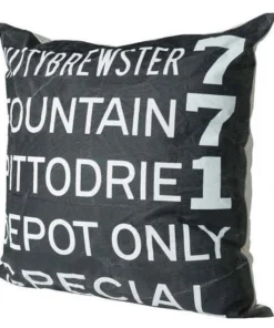 Scout TK HIRO Subway Sign Floor Cushion- FOUNTAIN Just Arrived