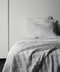 Scout Textiles Portier Cotton Coverlet Pure White