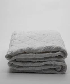 Scout Textiles Portier Cotton Coverlet Pure White