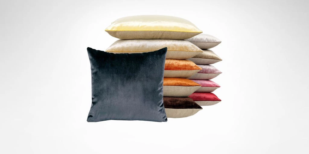 Iosis France Velvet Berlingot Cushion In Gris 45cm Homewares 4 Iosis France Velvet Berlingot Cushion In Gris 45cm Homewares