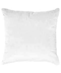Iosis France Velvet Berlingot Cushion In White 45cm Gifts