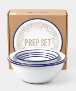 Falcon Enamelware Homewares Falcon Enamel Prep Set With Colander