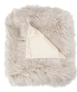Scout House shop 5 Scout House Gifts Mongolian Sheepskin Throw Blanket - Fawn