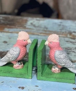 Scout House Galah Bookends Green