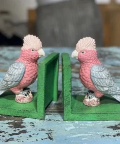Scout House Galah Bookends Green