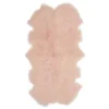 Scout House Gifts Mongolian Sheepskin Floor Rug - Blush