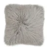 Scout House Mongolian Sheepskin Cushion - Light Grey 40 Cm