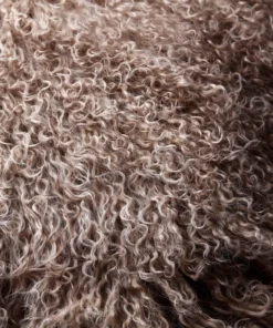 Scout House shop 13 Scout House Gifts Mongolian Sheepskin Cushion - Camel 40 Cm