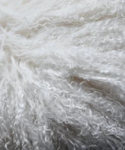 Scout House Mongolian Sheepskin Cushion - White 40 Cm Gifts