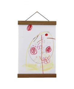 Scout House Homewares Small Oak Poster Hanger By Creamore Mill 8.5"/ 21.6cm